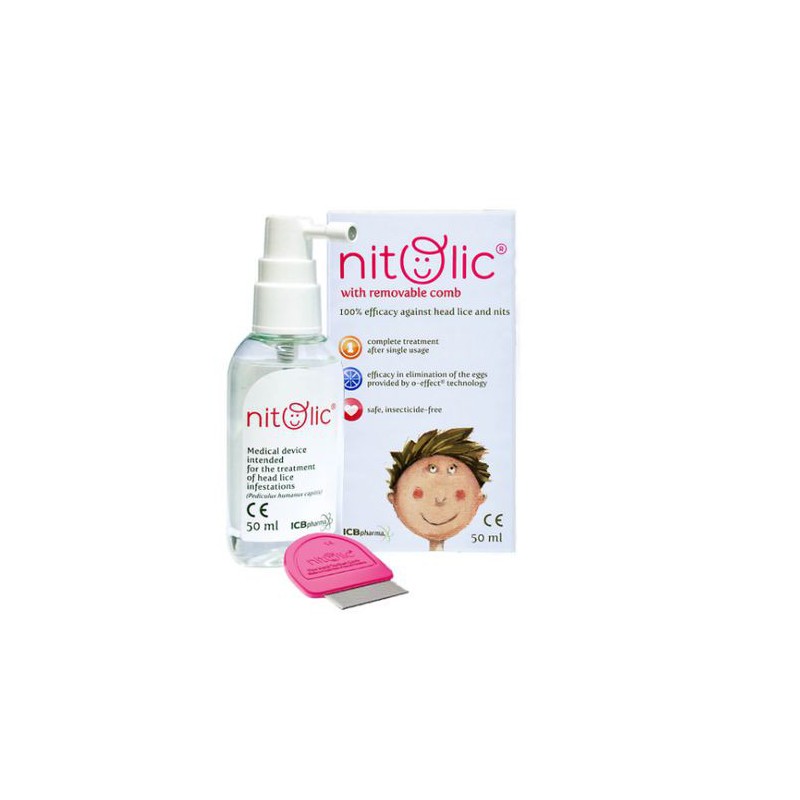 Nitolic Spray 50ml with Comb