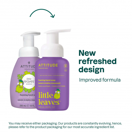 ATTITUDE little leaves™ Foaming Hand Soap for Kids (Vanilla and pear)