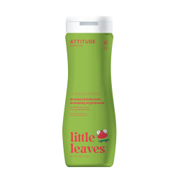 ATTITUDE little leaves™ Shampoo and Body Wash 2-in-1 for kids (Watermelon and Coco) 473 ml