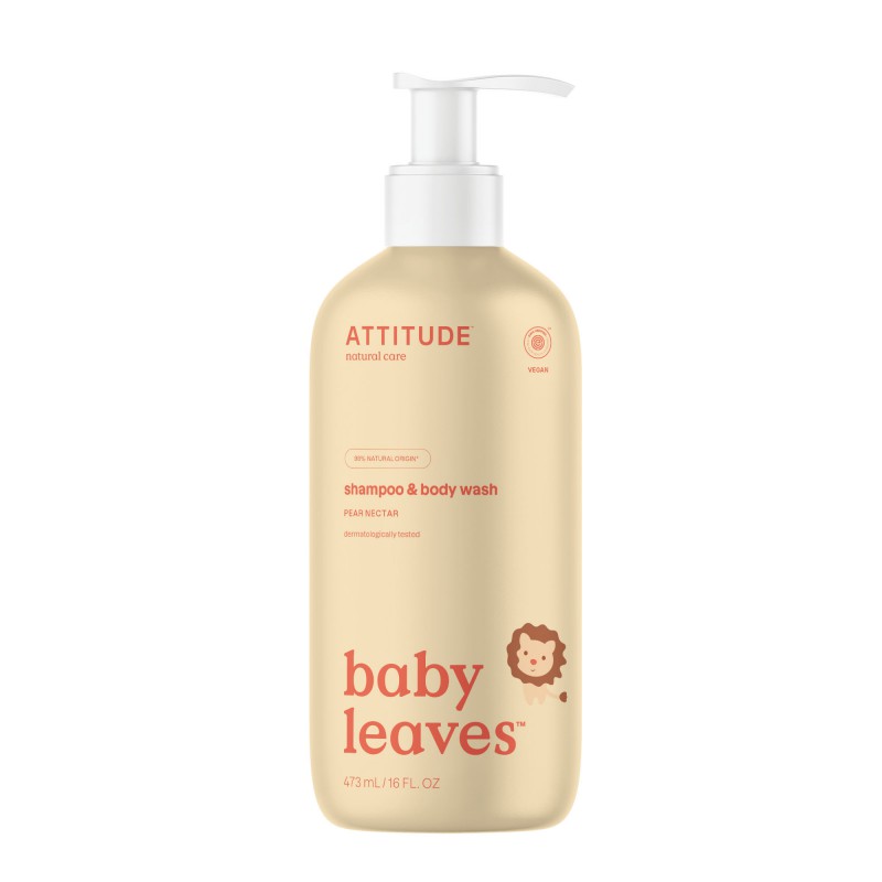 Attitude Baby Leaves 2 in 1 Shampoo Pear Nectar 473ml