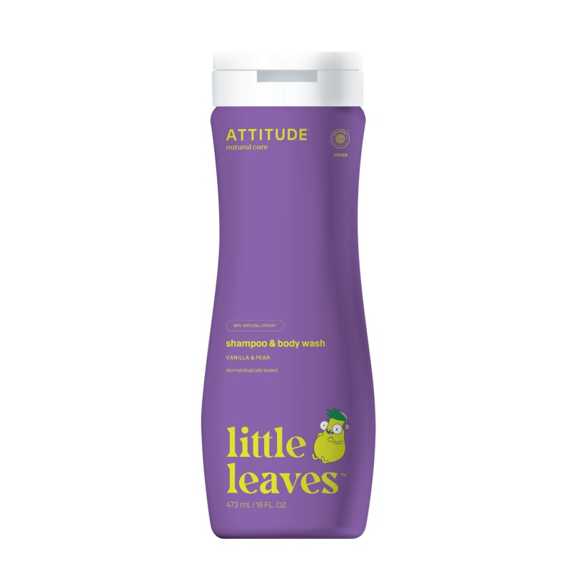 ATTITUDE little leaves™ little leaves™ 2-in-1 Shampoo and Body Wash (Vanilla & Pear) 473 ml